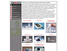 Tablet Screenshot of biosyslabs.com